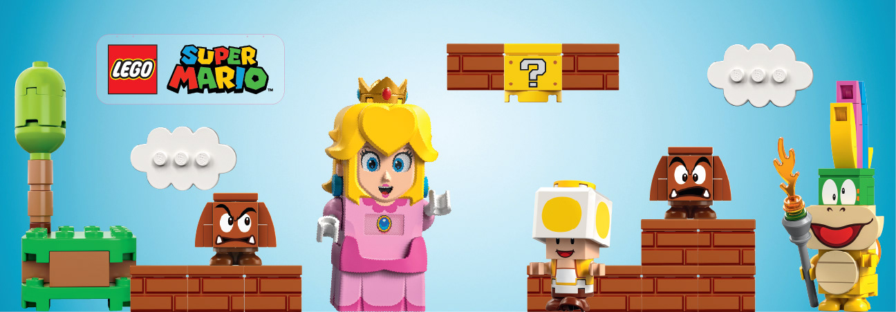 LEGO Super Mario Rock Center Window Display