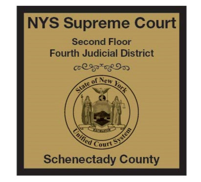 City of Saratoga Plaque