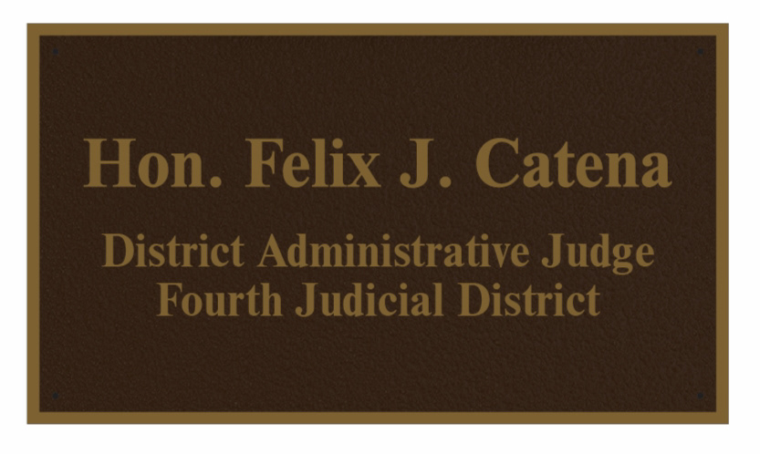 City of Saratoga Plaque