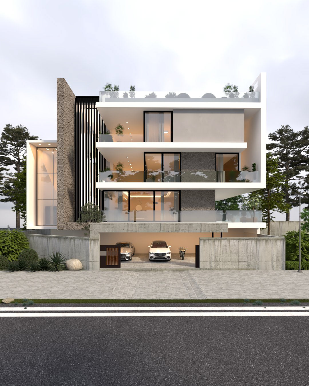 modern office building design by wizbee architects