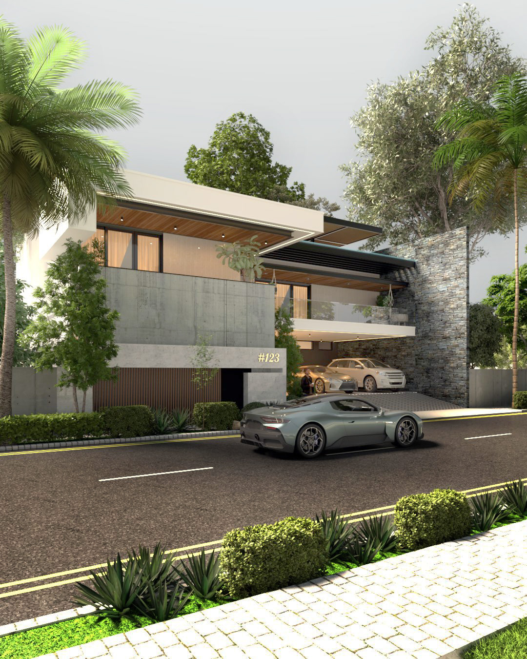Luxury villa by wizbee architects