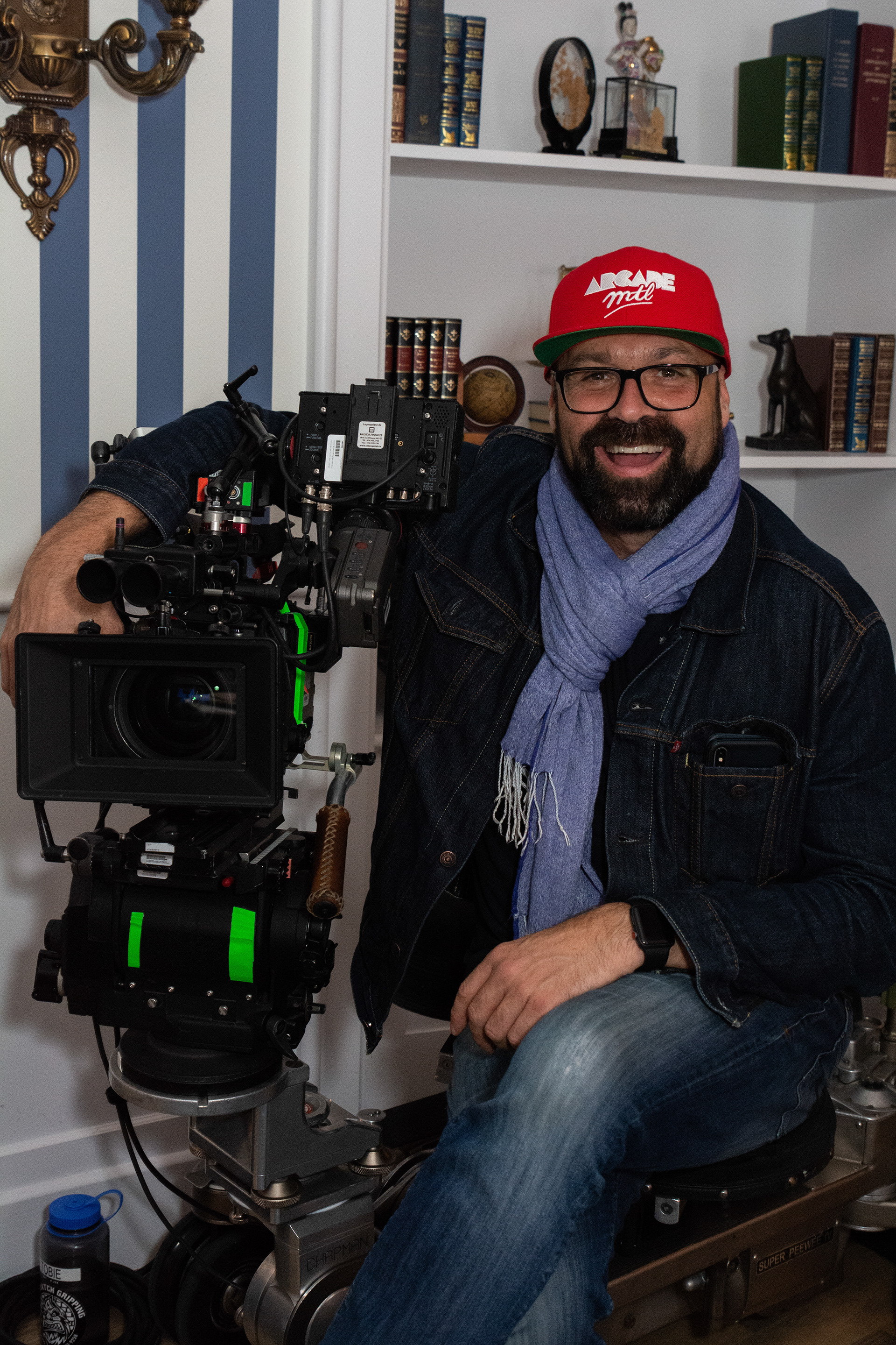Ricardo Trogi sur le plateau de la maison bleu