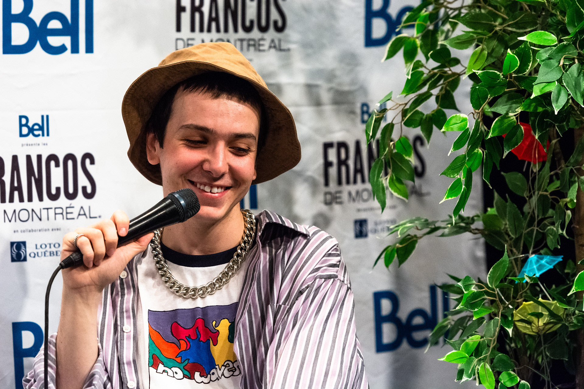 Entrevue d'Hubert Lenoir pour le festivals des francos de Montréal