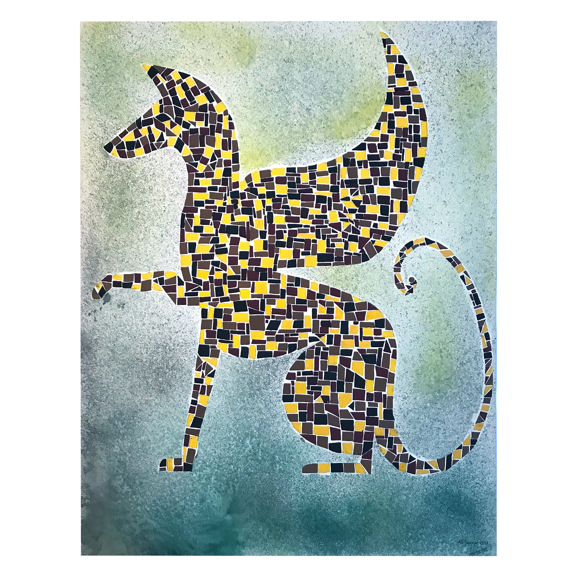 Egypte. Gouache sur papier - 500x650mm