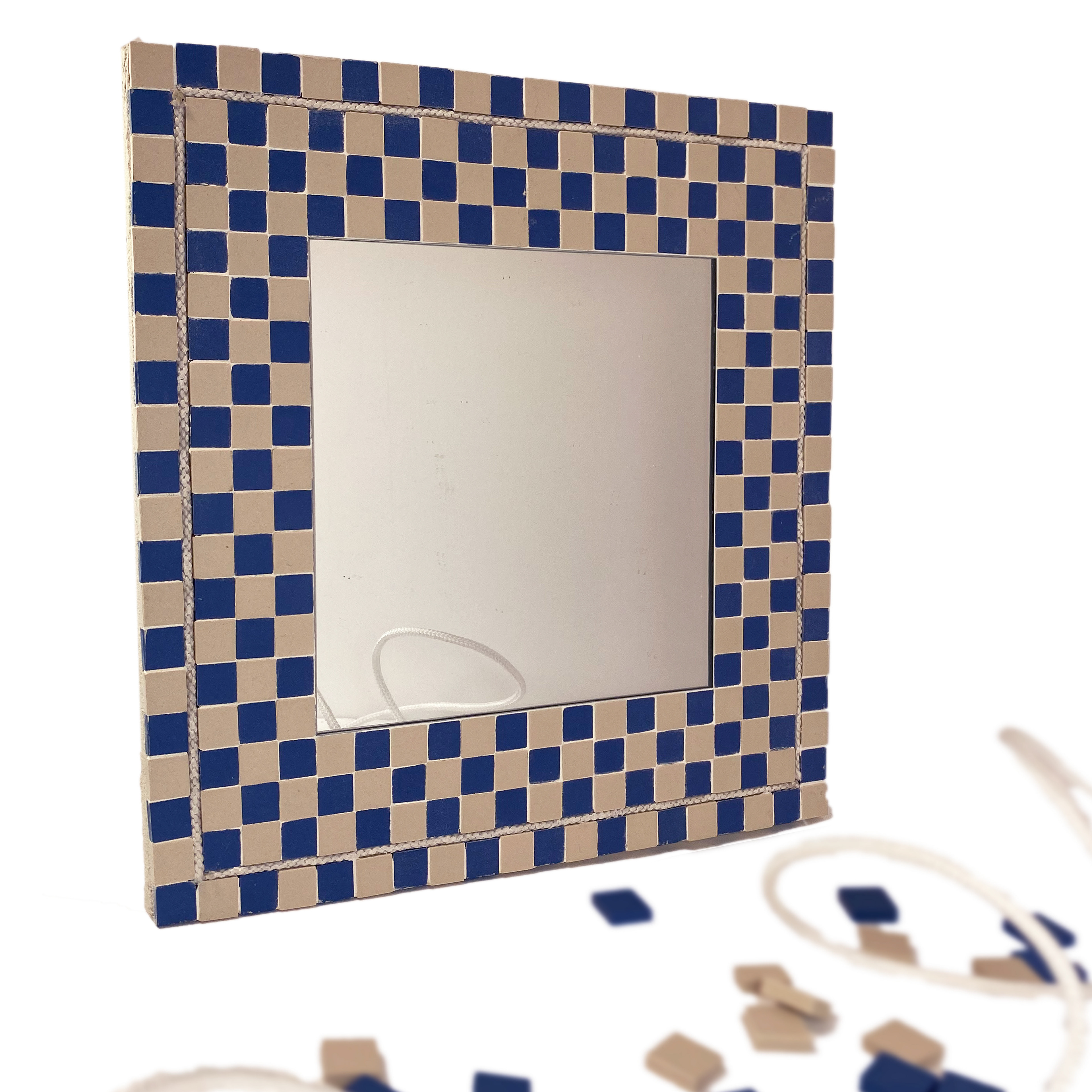 Miroir en grès cerame - 250mmx250mm