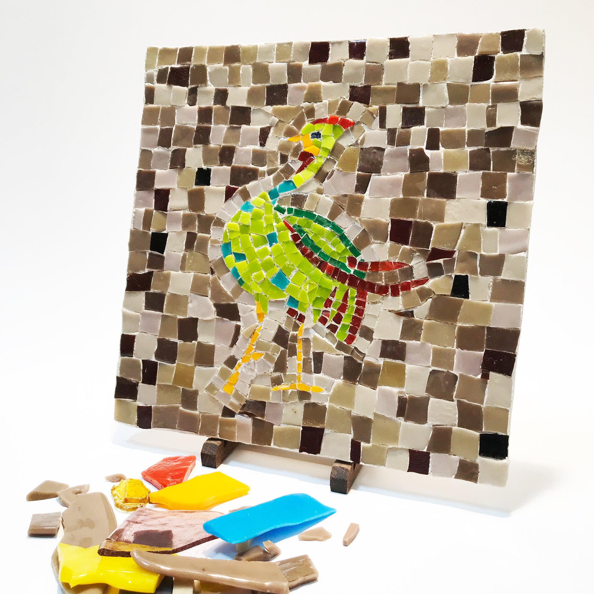 Mosaïque en pâte de verre Albertini. 270x270mm