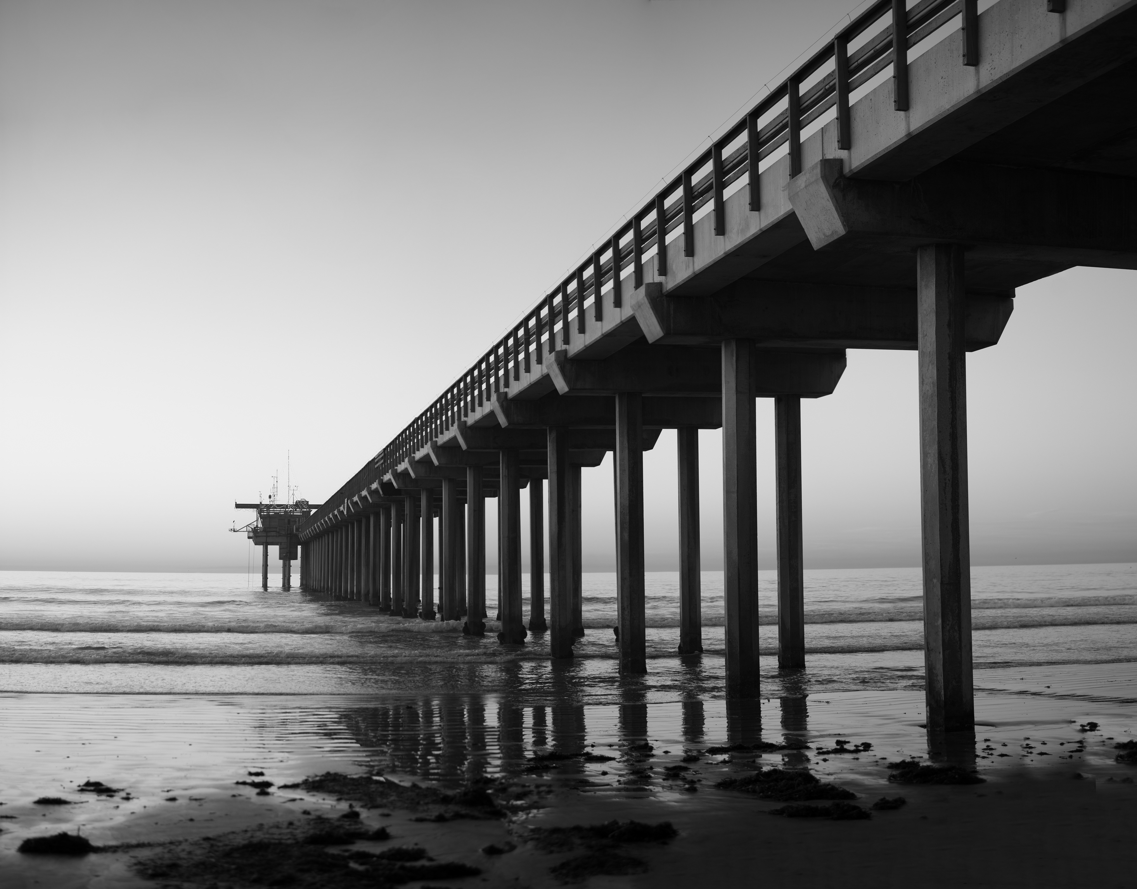 Panorama of Scripps Pier, CA
