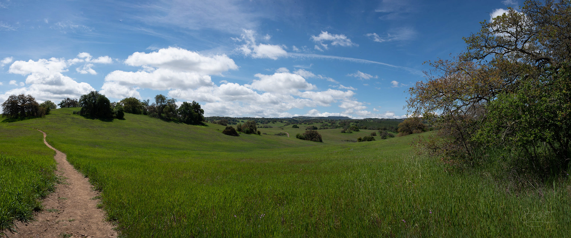 Panorama of Santa Rosa Plateau, CA