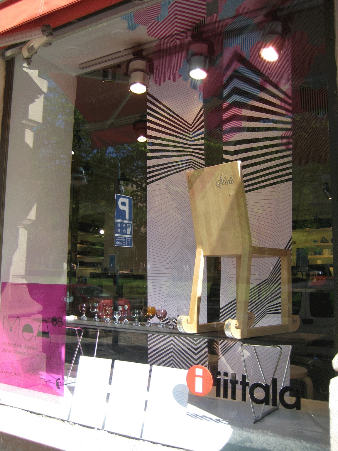 Iittala window in Esplanadi Helsinki