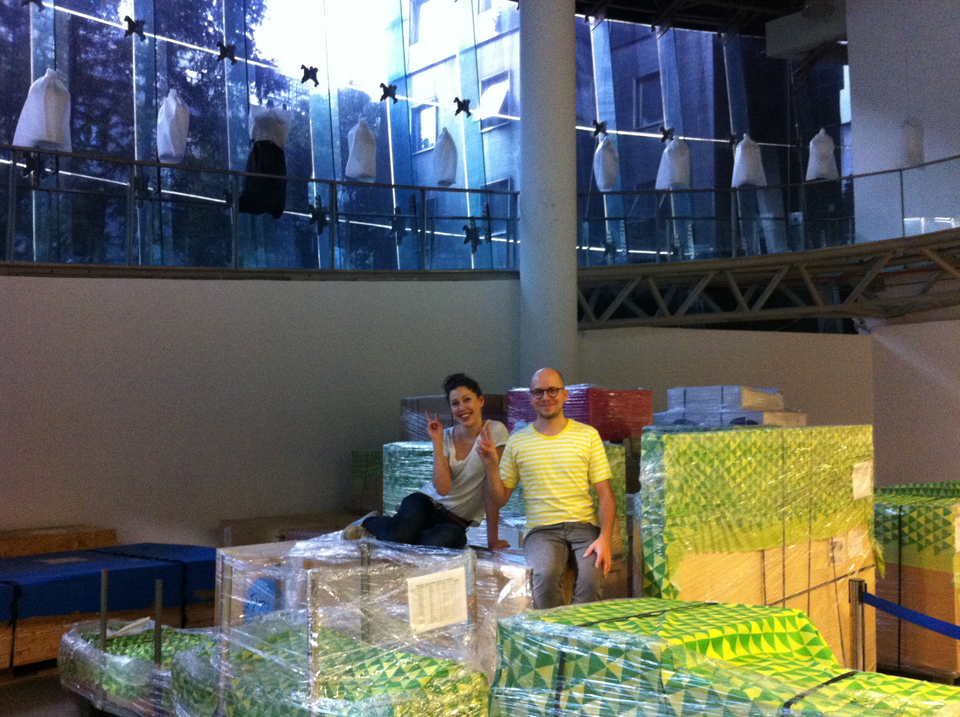 Boxes arrived