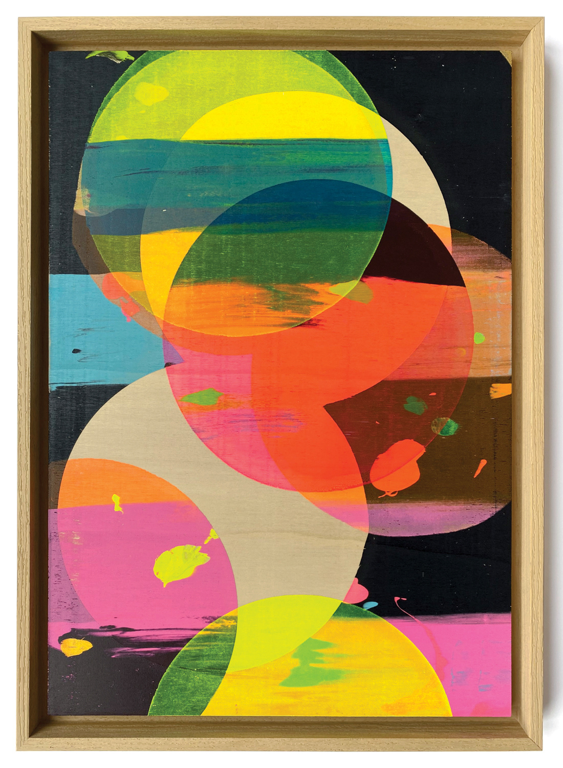 Stalker 29, 2021, screen-print on wood, 39 x 54 cm