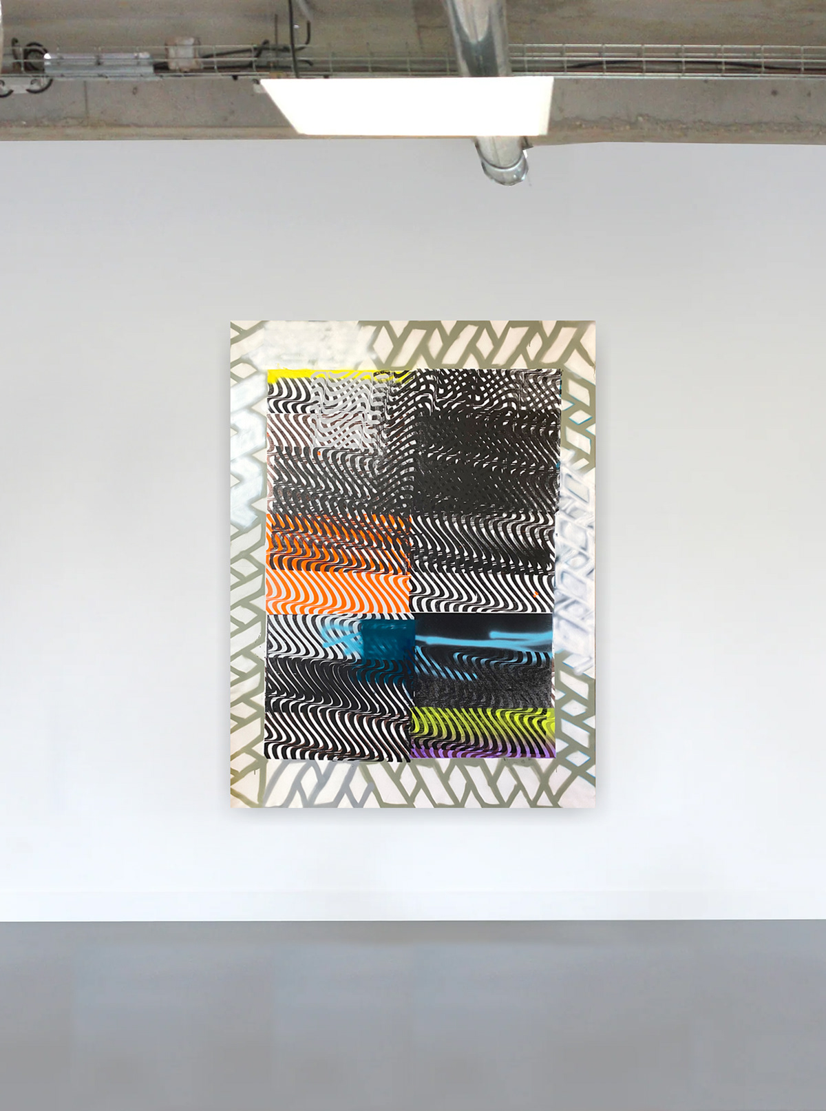 Mixed media on canvas, 200 x 150 cm, 2023