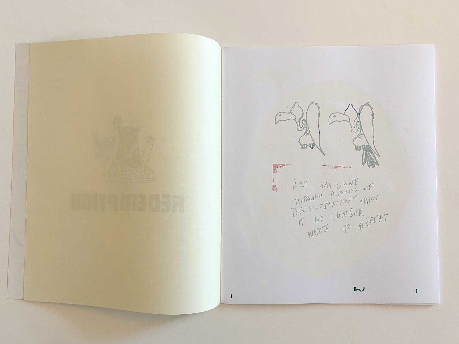 Redemption, collaboration with Manuel Ocampo, screen-printed, 2010, ed. 99ex