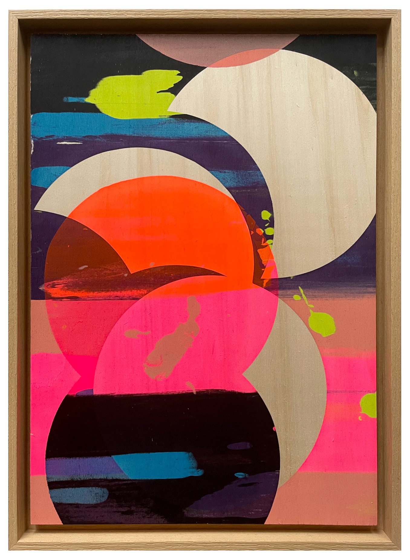 Stalker 32, 2021, screen-print on wood, 39 x 54 cm
