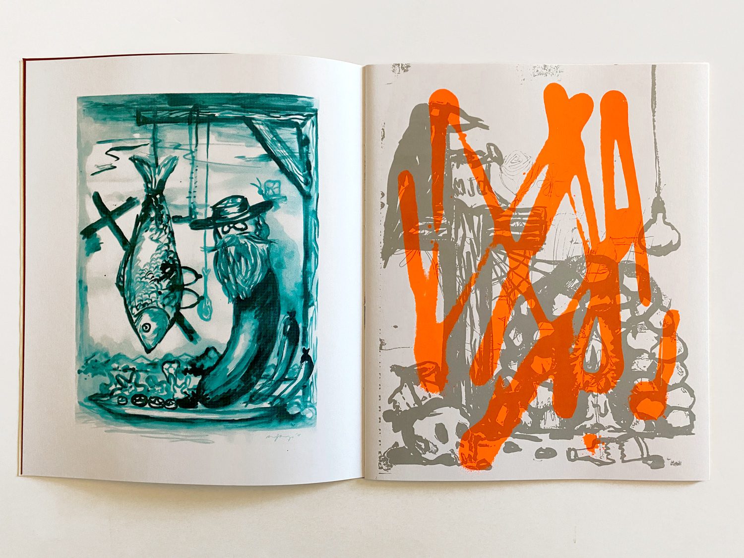 Redemption, collaboration with Manuel Ocampo, screen-printed, 2010, ed. 99ex