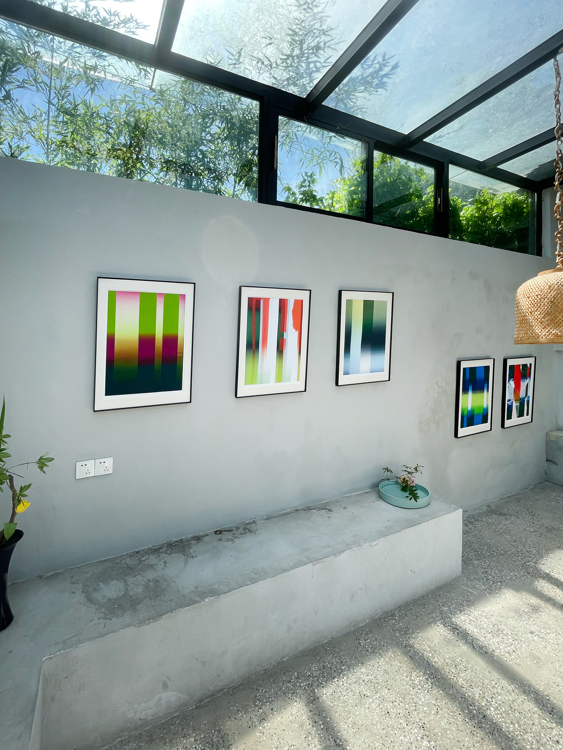 Solo Exhibition at Pomegranate Yard, Beijing, China
