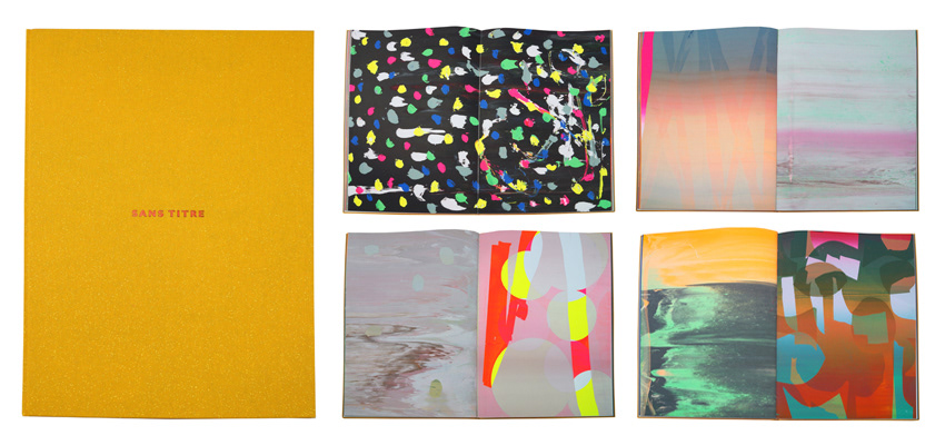 Sans Titre, hard cover with gold embossing, 33 x 46 cm, 32 pages, 2015.