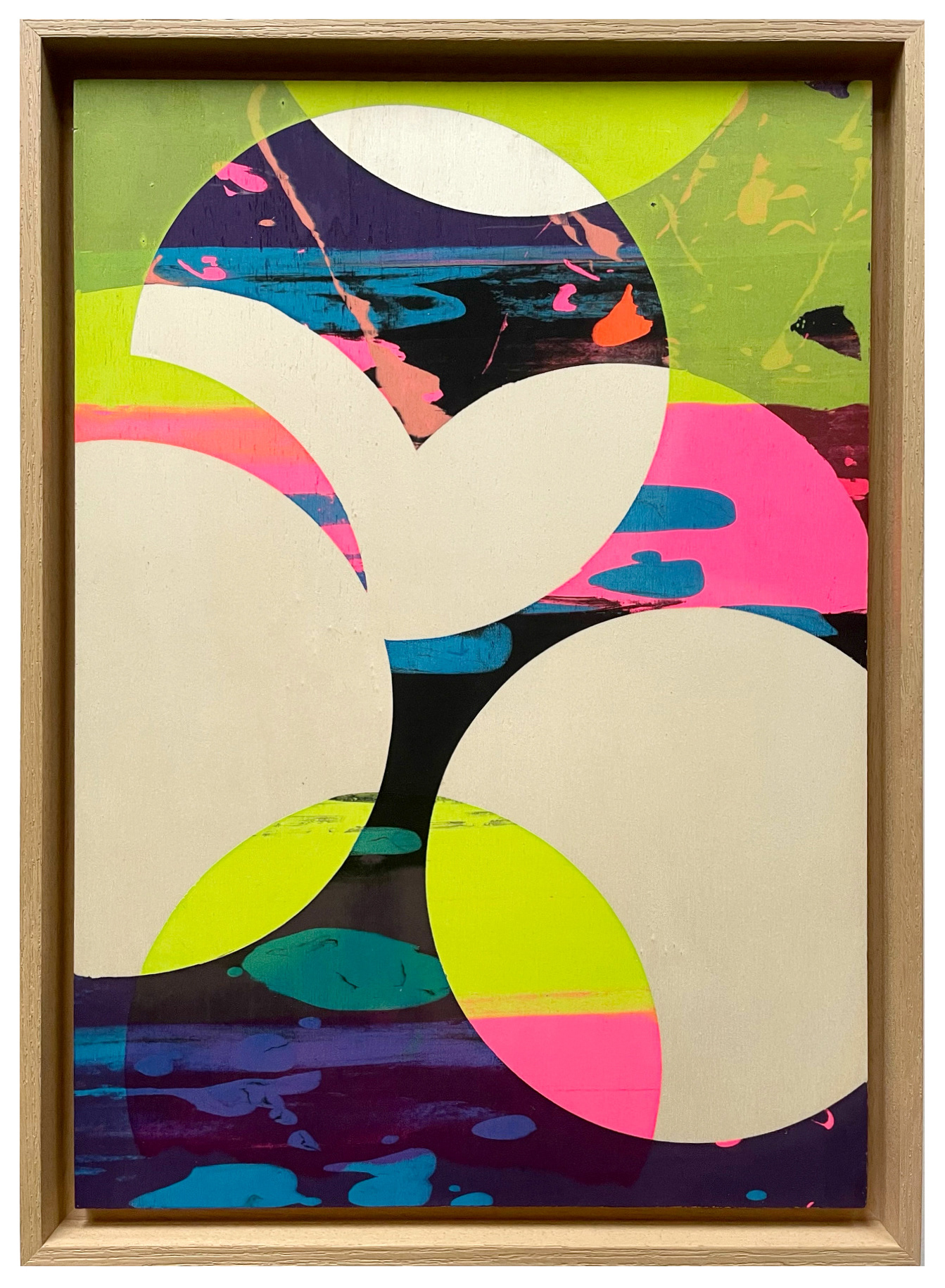 Stalker 34, 2021, screen-print on wood, 39 x 54 cm