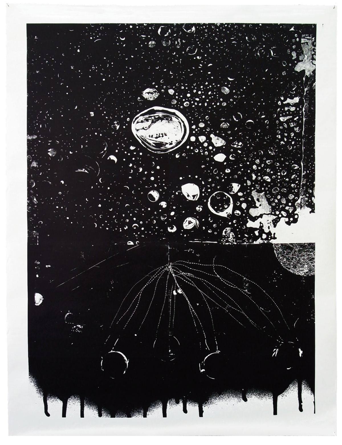 The Counterpane, screen-print on paper, 180 x 120 cm, 2011