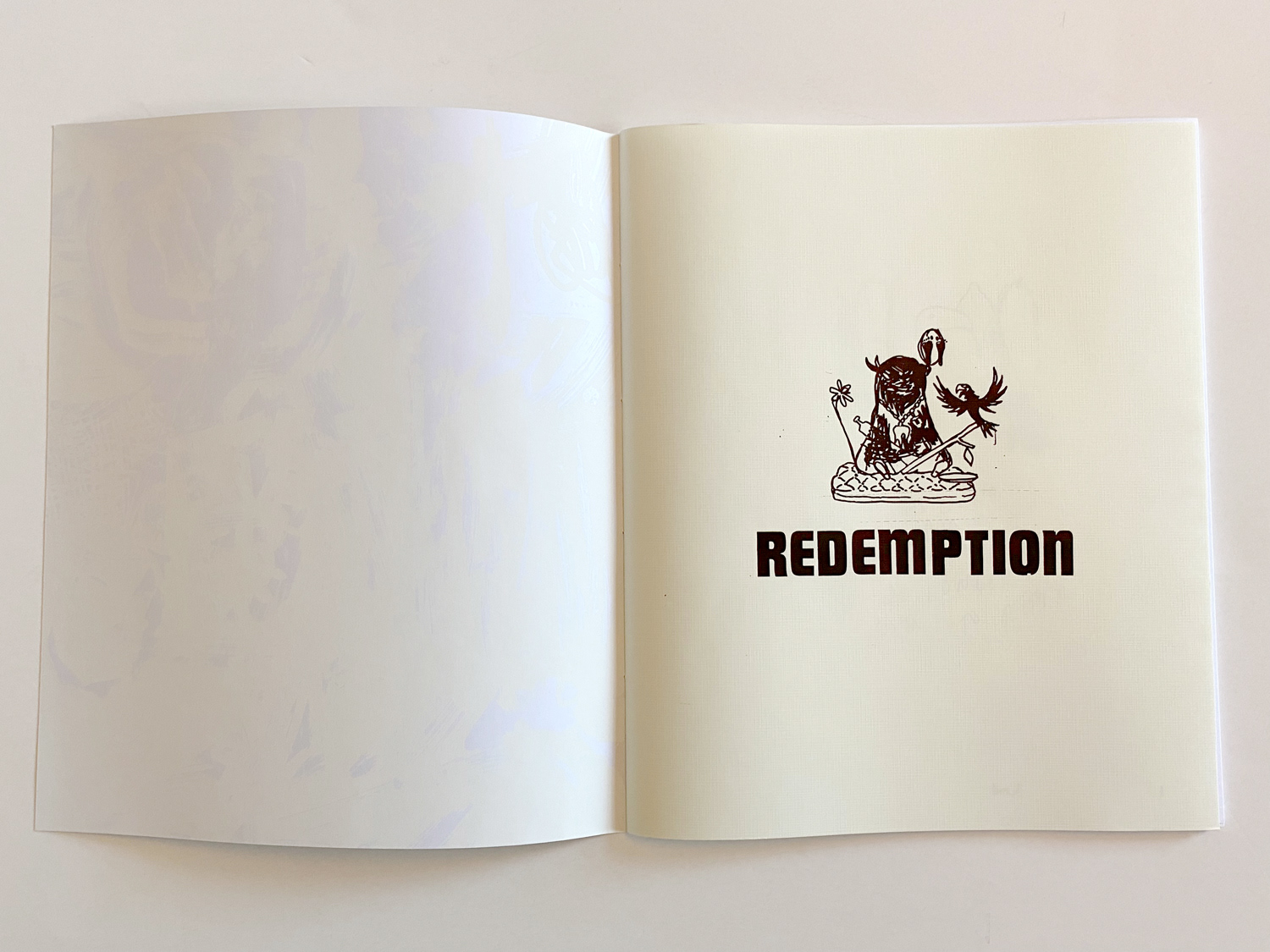 Redemption, collaboration with Manuel Ocampo, screen-printed, 2010, ed. 99ex