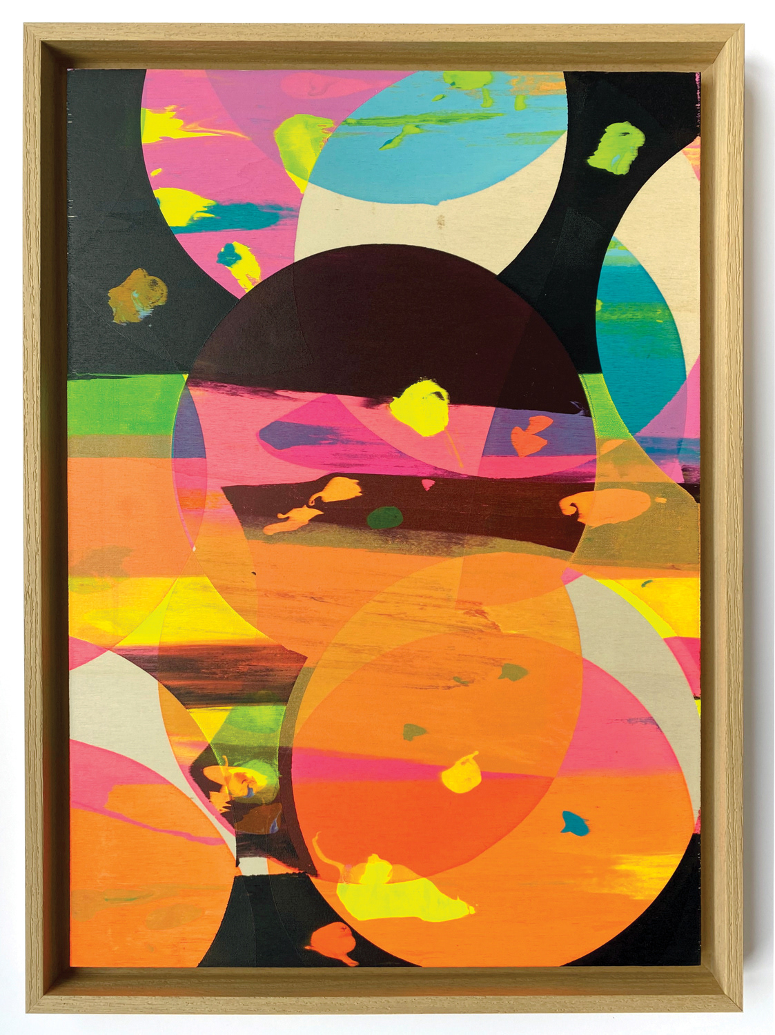 Stalker 30, 2021, screen-print on wood, 39 x 54 cm