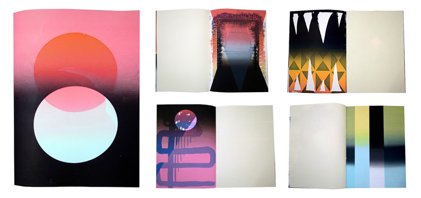 Magic, Screen printed on white paperboard, 24 pages + cover, edition of 50 ex, 32 x 23 cm, 2013