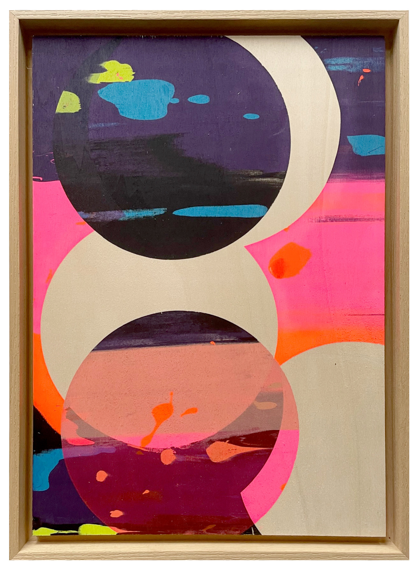 Stalker 36, 2021, screen-print on wood, 39 x 54 cm