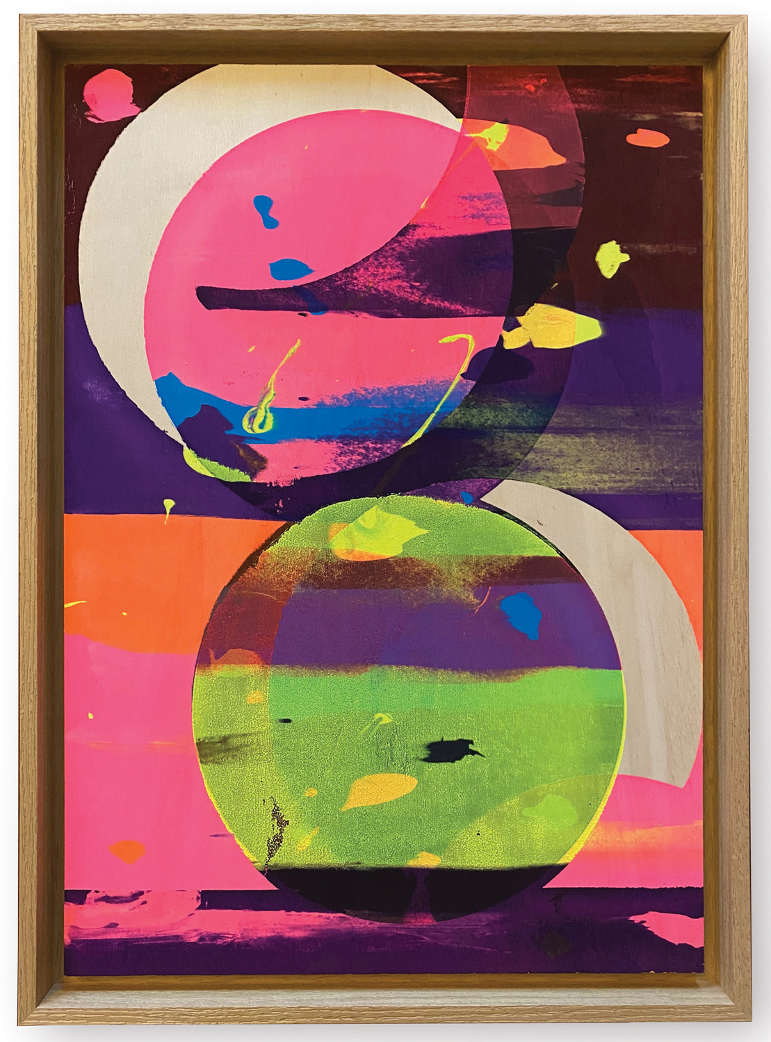 Stalker 23, 2020, screen-print on wood, 39 x 54 cm