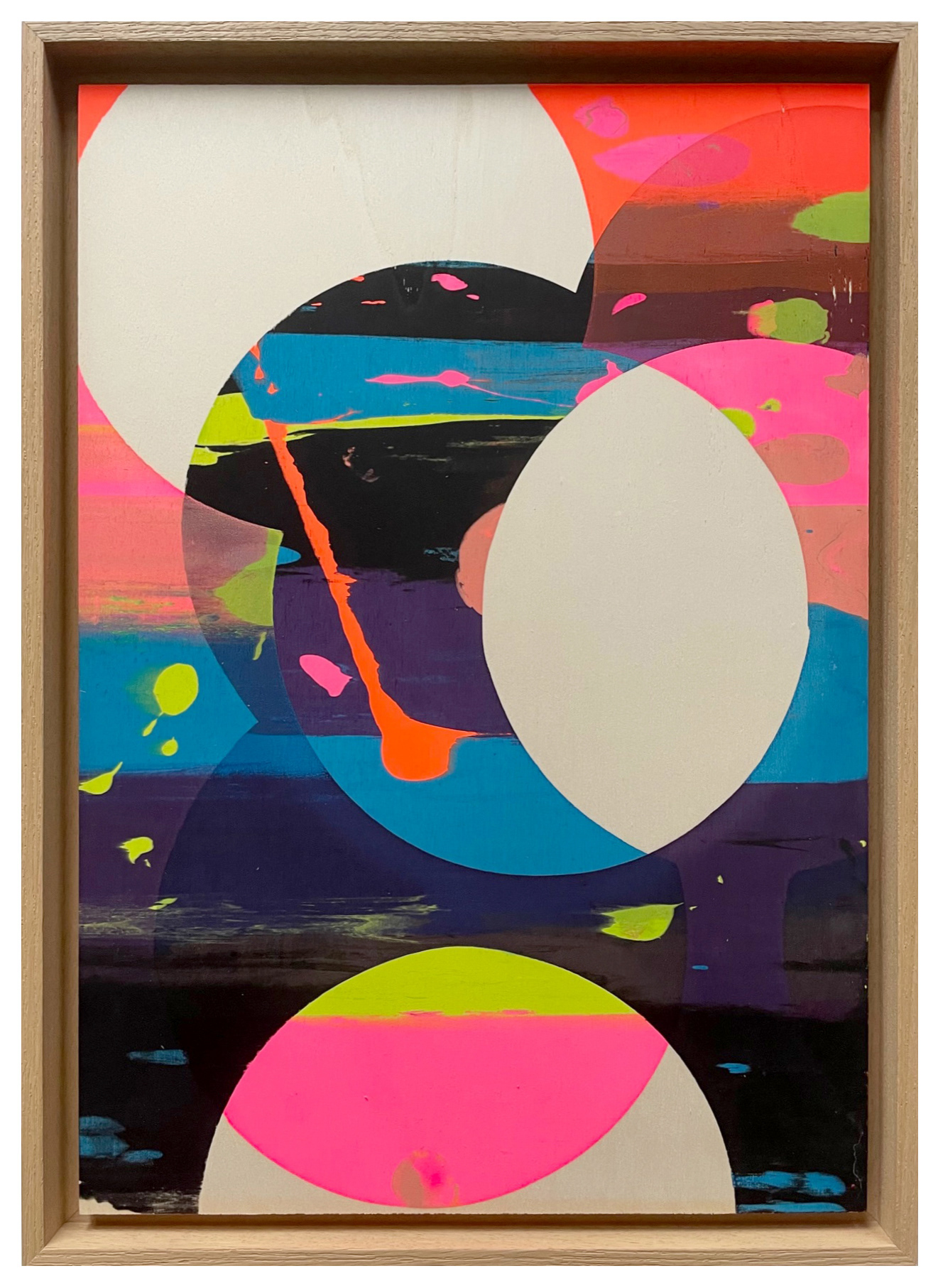 Stalker 35, 2021, screen-print on wood, 39 x 54 cm