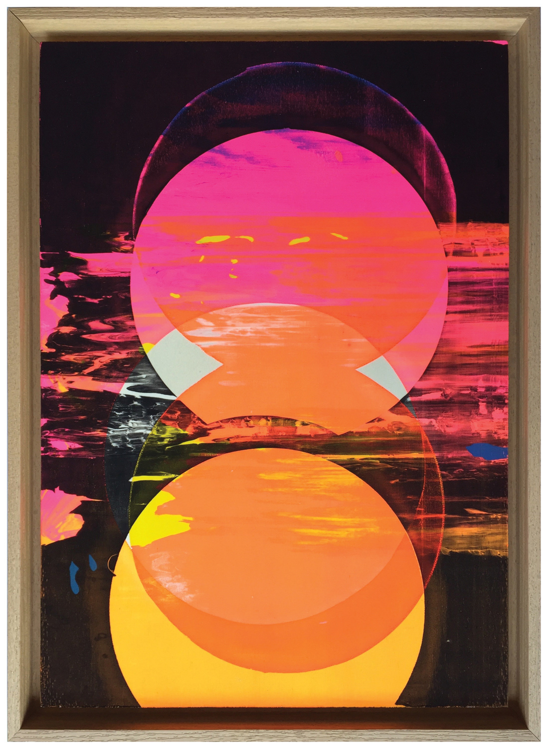 Stalker 3, 2020, screen-print on wood, 39 x 54 cm