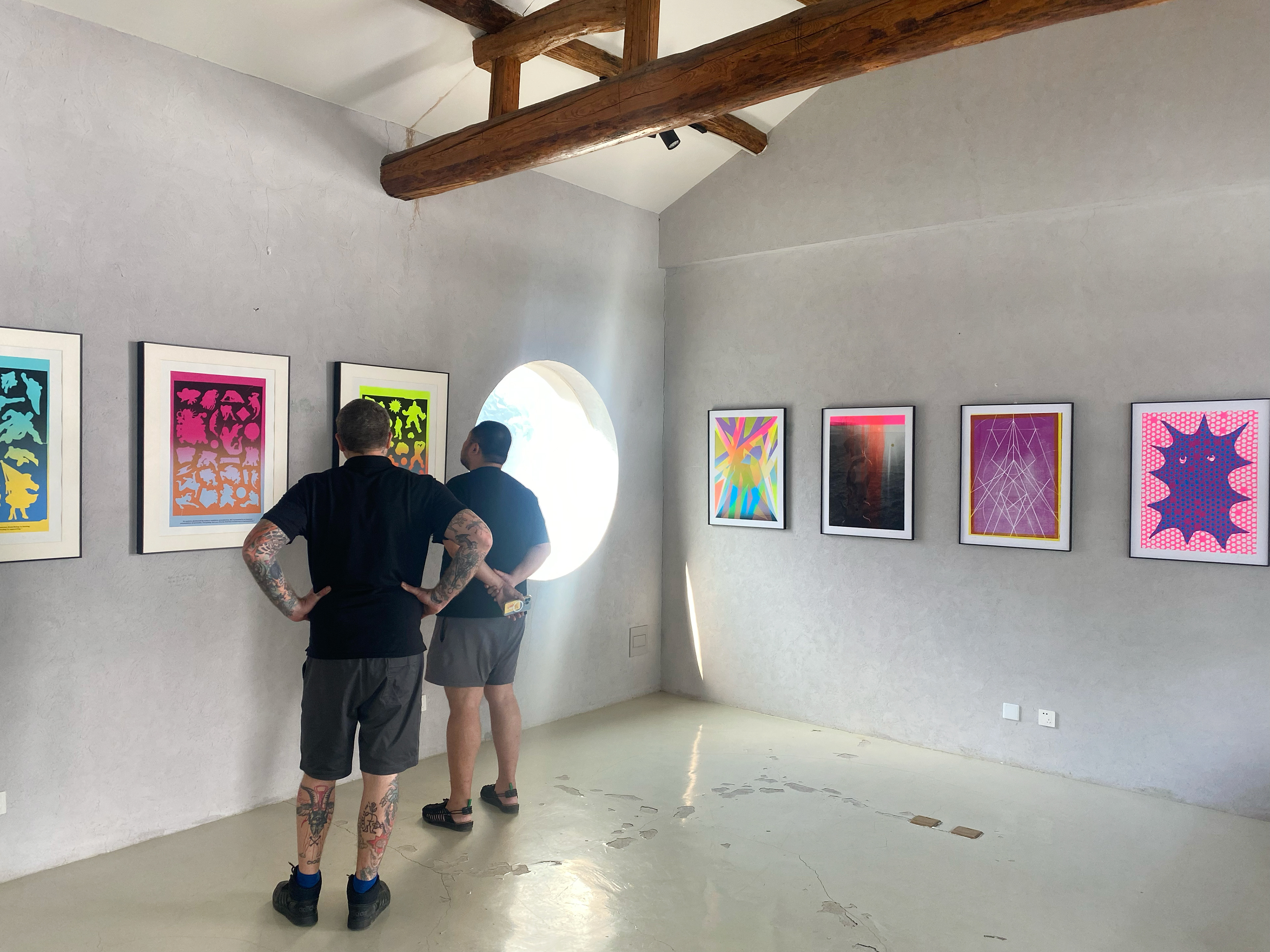 Solo Exhibition at Pomegranate Yard, Beijing, China