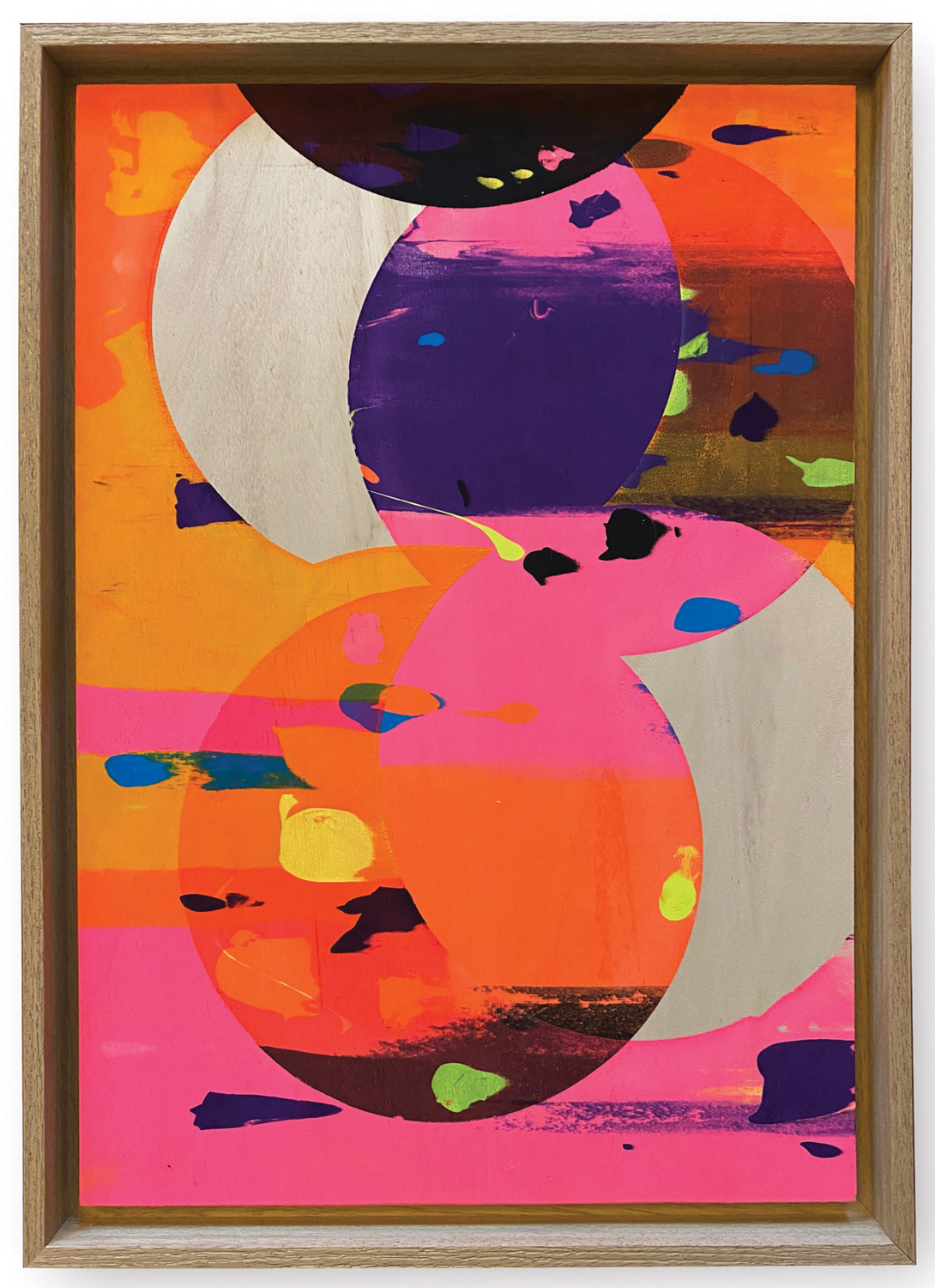 Stalker 19, 2020, screen-print on wood, 39 x 54 cm