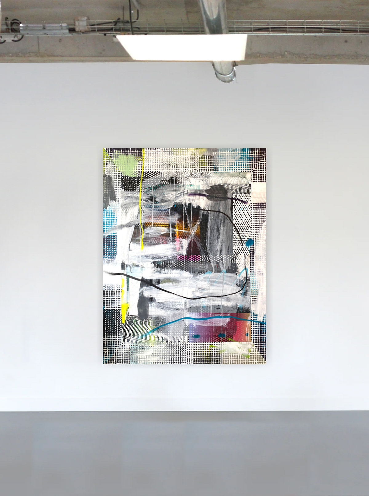 Mixed media on canvas, 200 x 150 cm, 2023