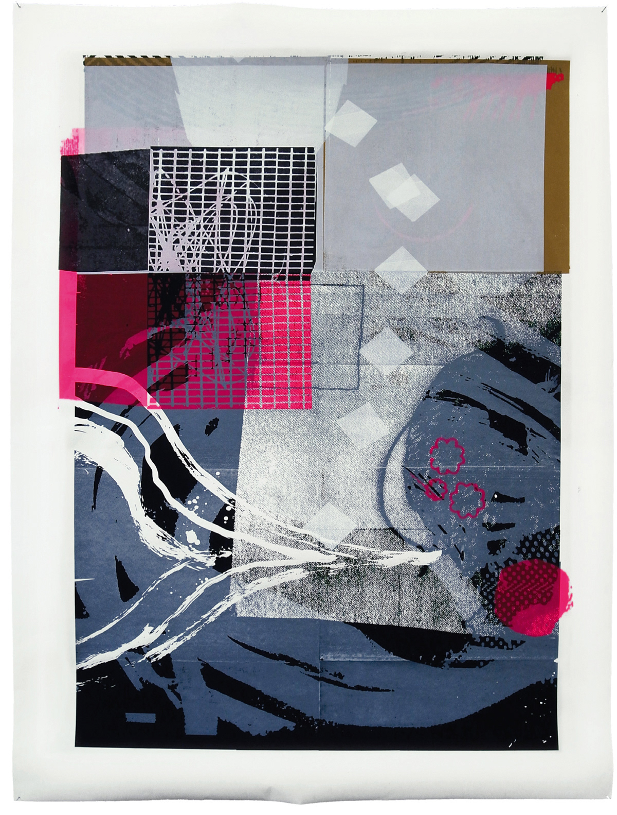 Breakfast, screen-print on paper, 180 x 120 cm, 2011