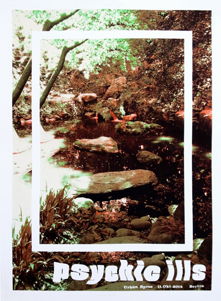 Psychic Ills concert poster