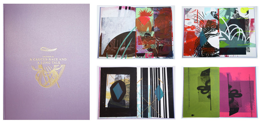 Chapter 03 - A Caucus-Race and a Long Tale, hard cover with bronz embossing, 46 x 33 cm, 32 pages. Collection: the Emory University collection in Atlanta, Georgia, USA  