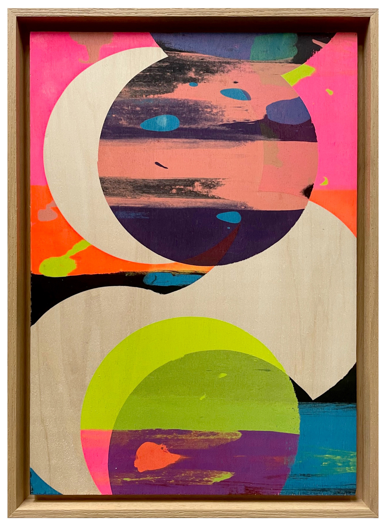 Stalker 31, 2021, screen-print on wood, 39 x 54 cm