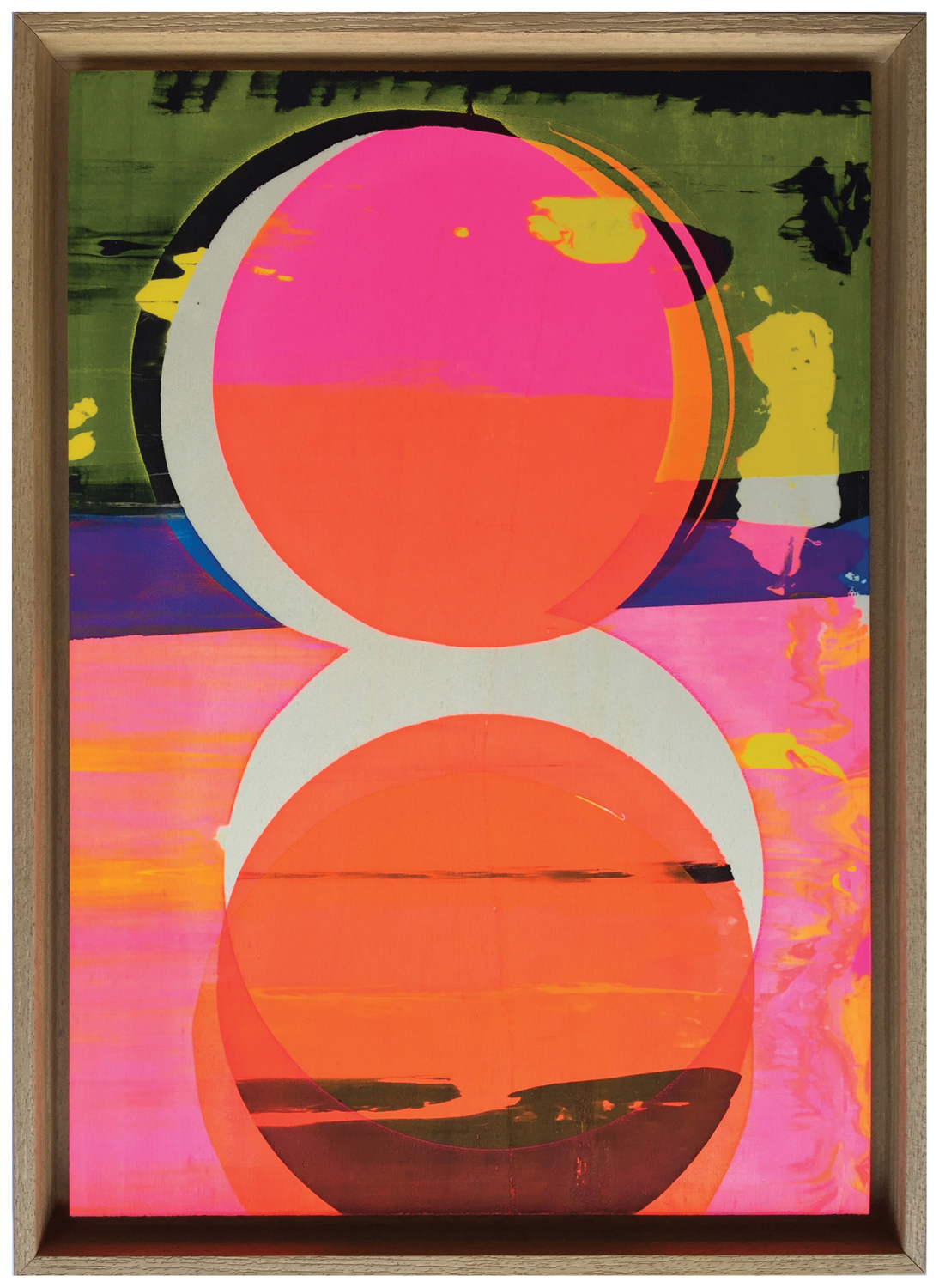 Stalker 2, 2020, screen-print on wood, 39 x 54 cm