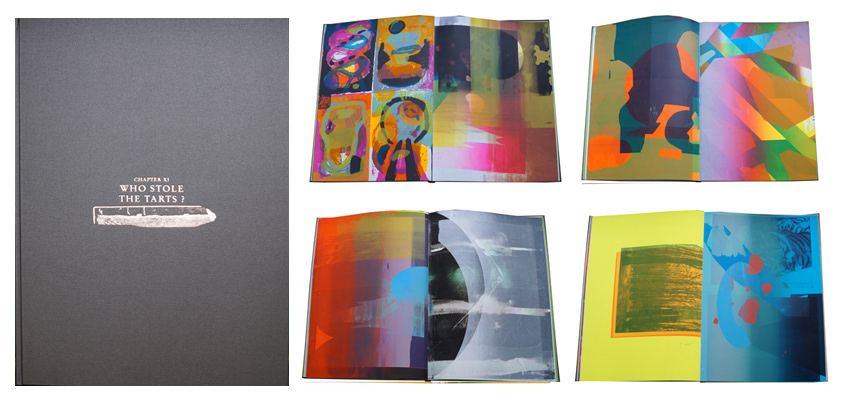 Chapter 11 - Who Stole the Tarts, hard cover with gold embossing, 33 x 46 cm, 32 pages, 2015. Collection: Louisiana State University, Baton Rouge, USA
