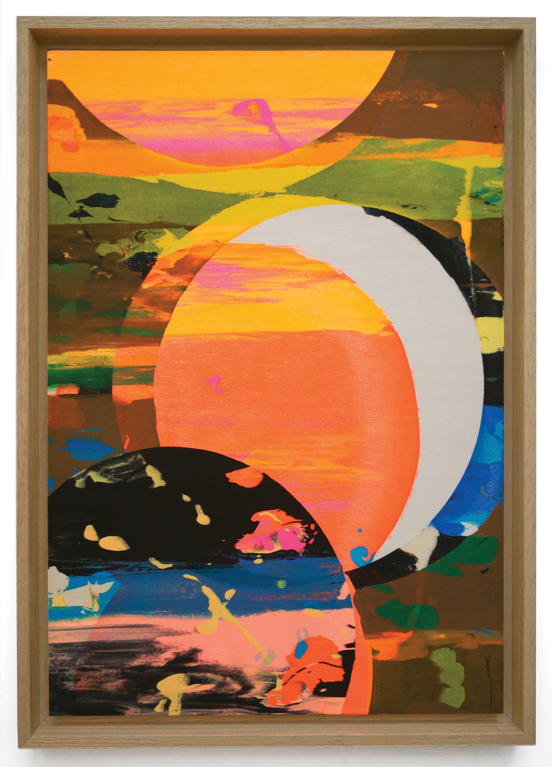 Stalker 12, 2020, screen-print on wood, 39 x 54 cm