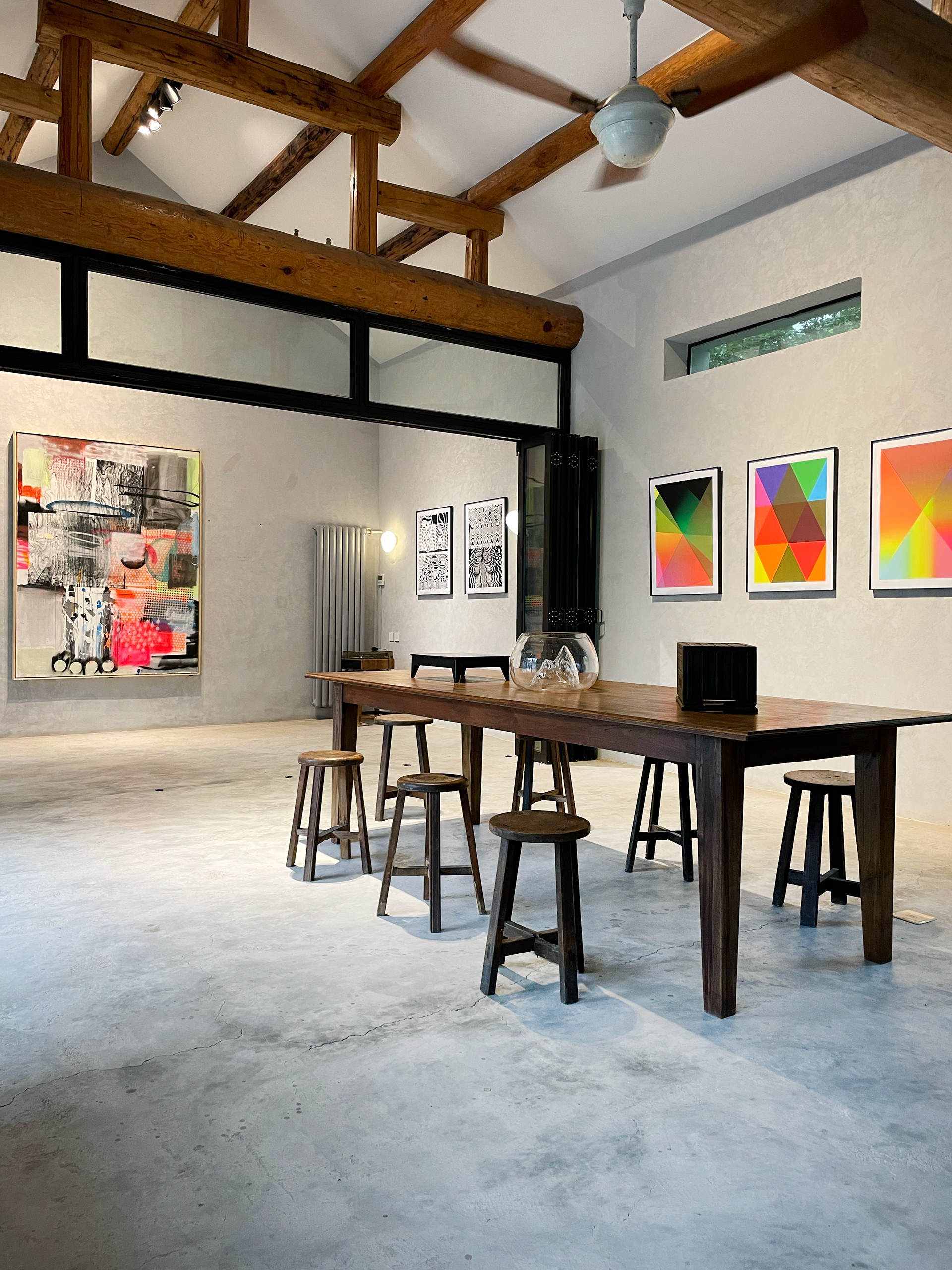 Solo Exhibition at Pomegranate Yard, Beijing, China