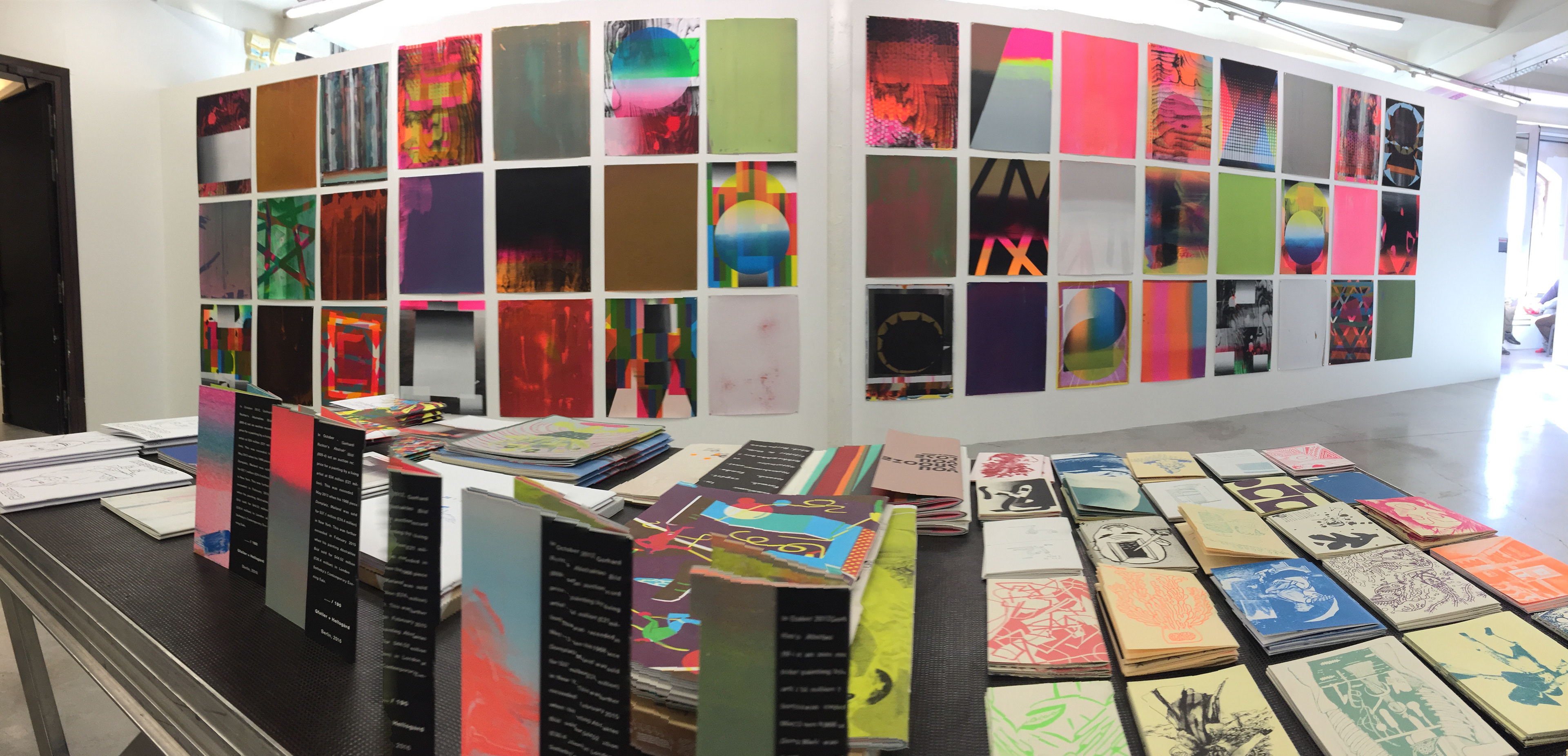 W.O.P, screen-print on paper, 9 x 2,5 m, Friche la Belle de Mai, Marseille, France, 2019