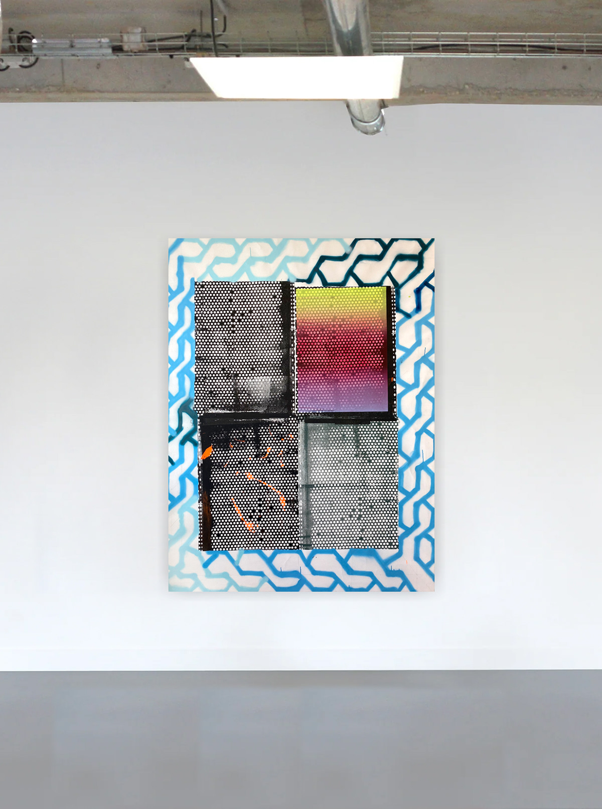 Mixed media on canvas, 200 x 150 cm, 2023