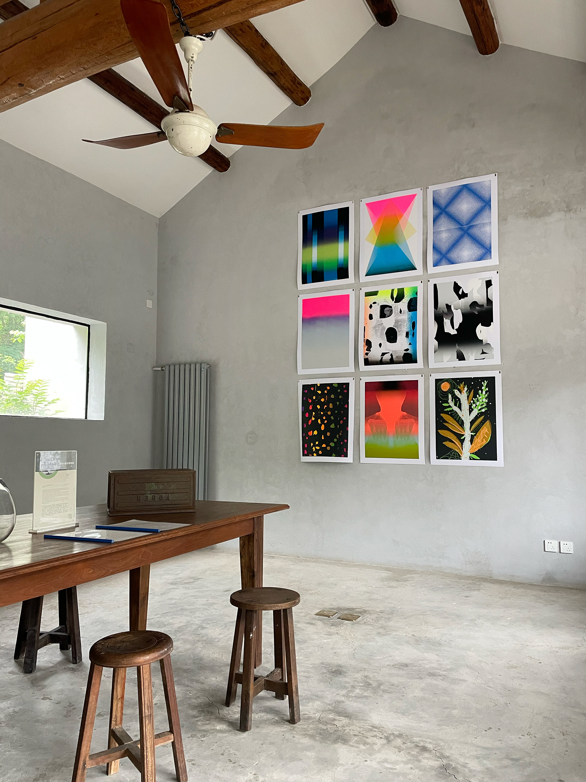 Solo Exhibition at Pomegranate Yard, Beijing, China