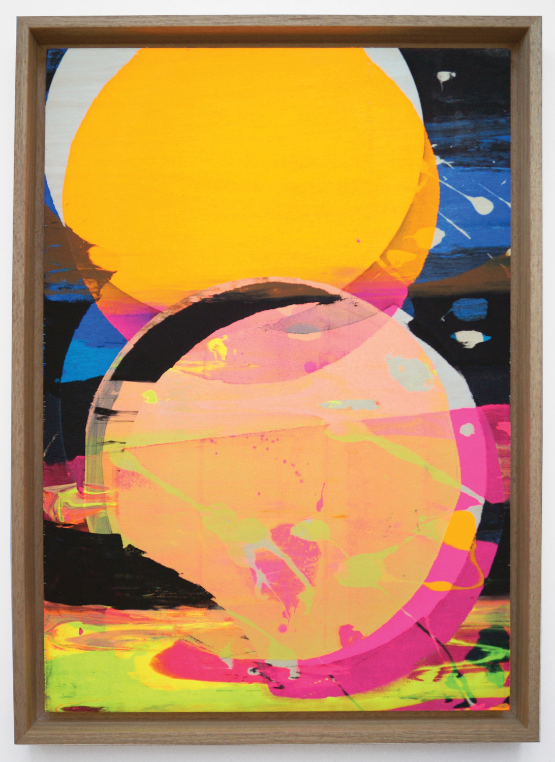 Stalker 11, 2020, screen-print on wood, 39 x 54 cm