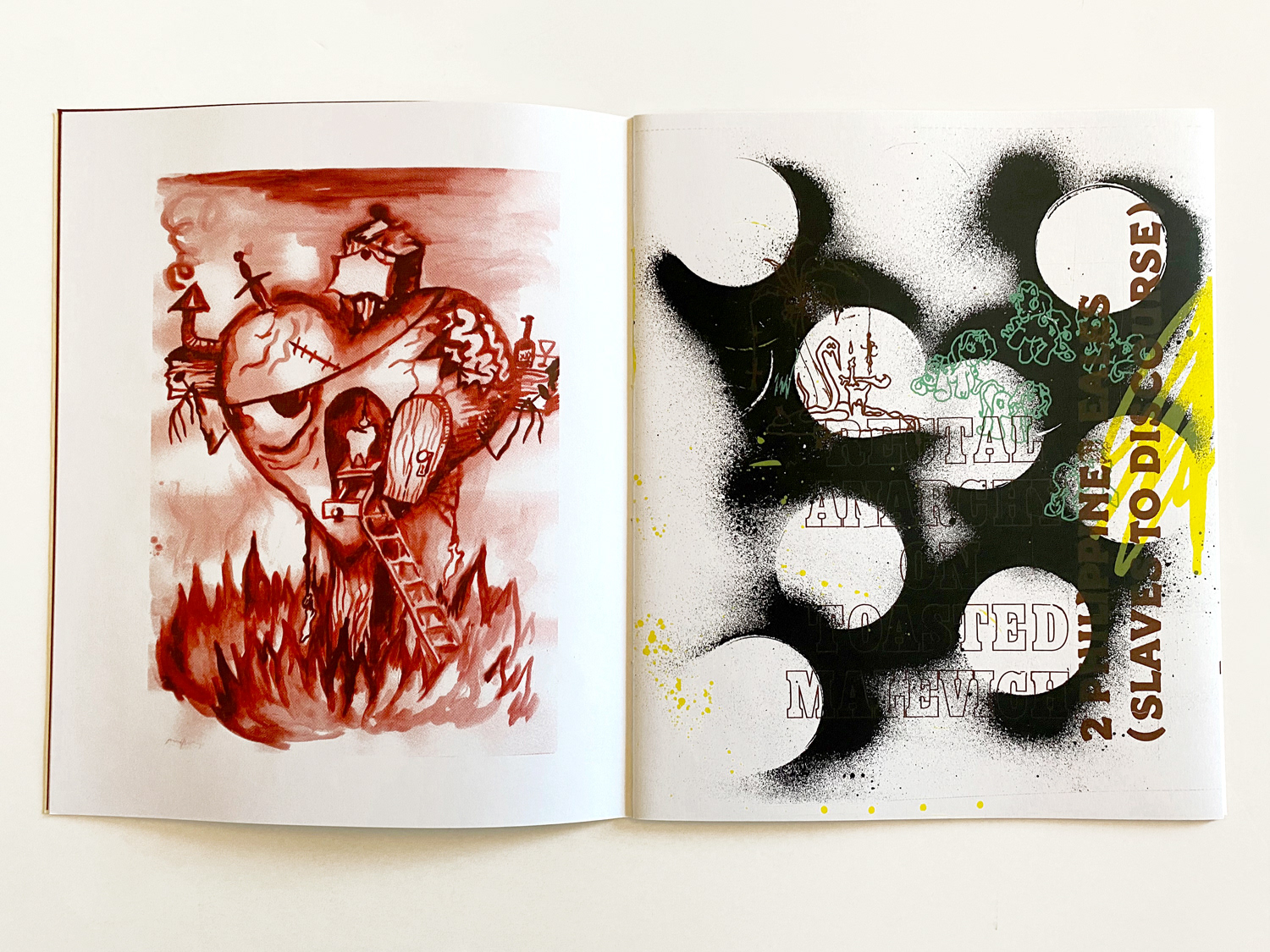 Redemption, collaboration with Manuel Ocampo, screen-printed, 2010, ed. 99ex