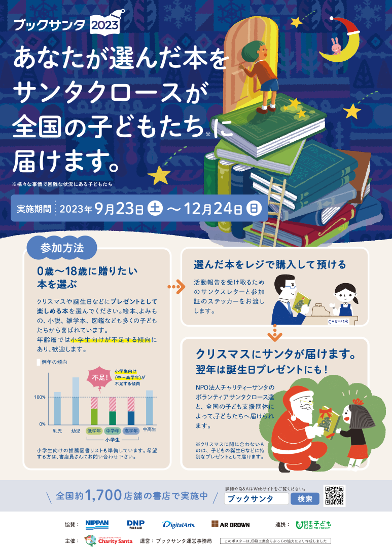 ブックサンタ2023ポスター