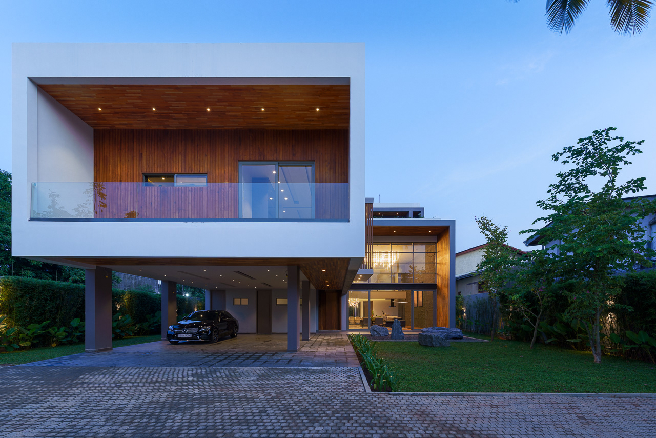 Professional architectural photography in Sri Lanka by MAD Factory capturing modern building design and spatial composition