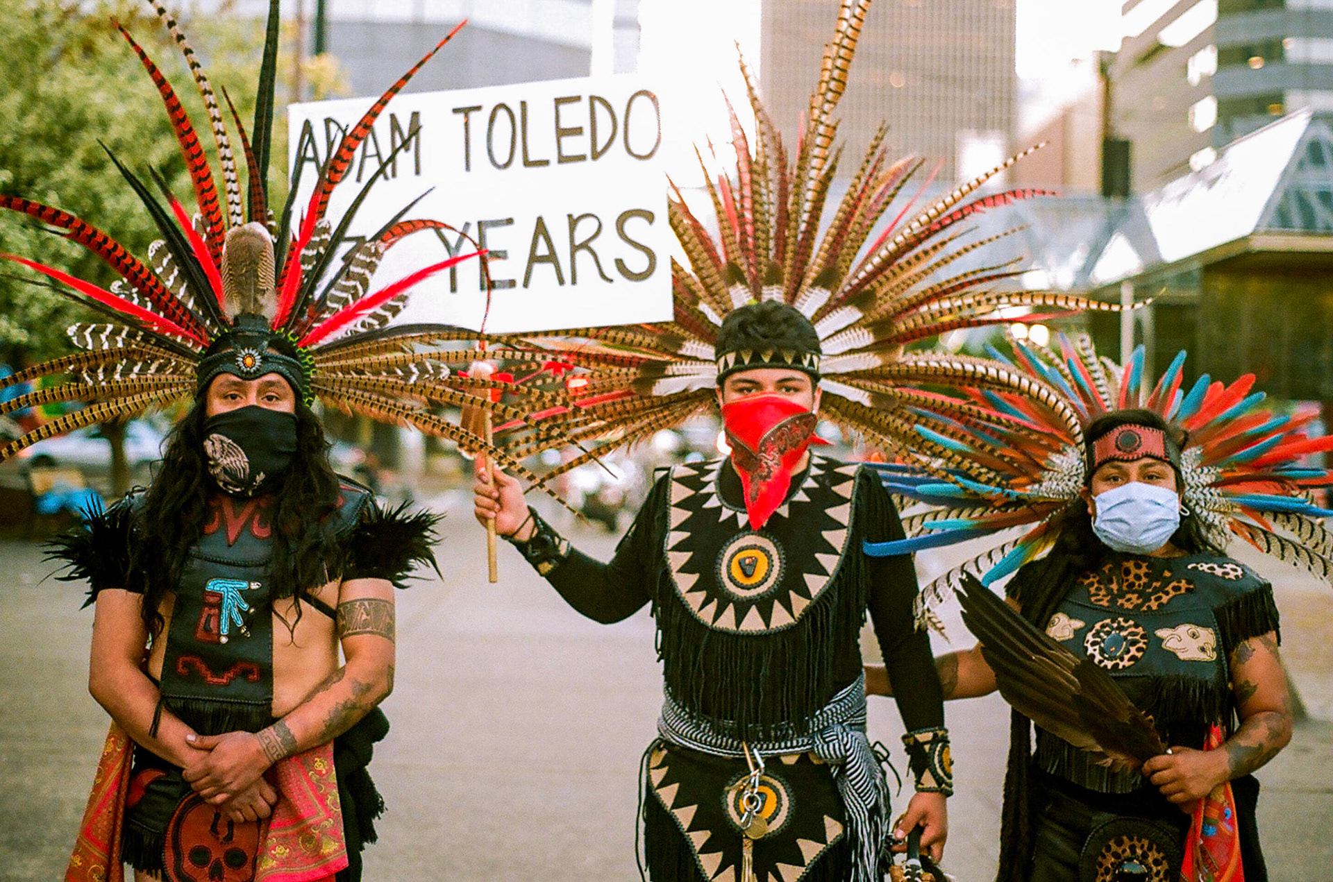 Adam Toledo Danza Azteca Johnny Martinez Regalia