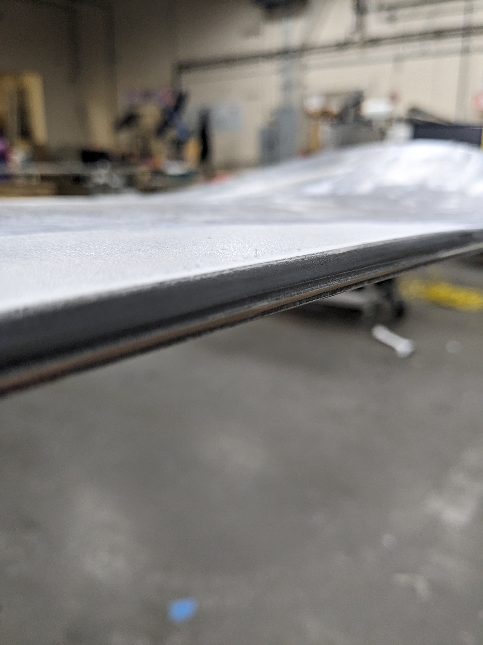 After smoothing sidewall.